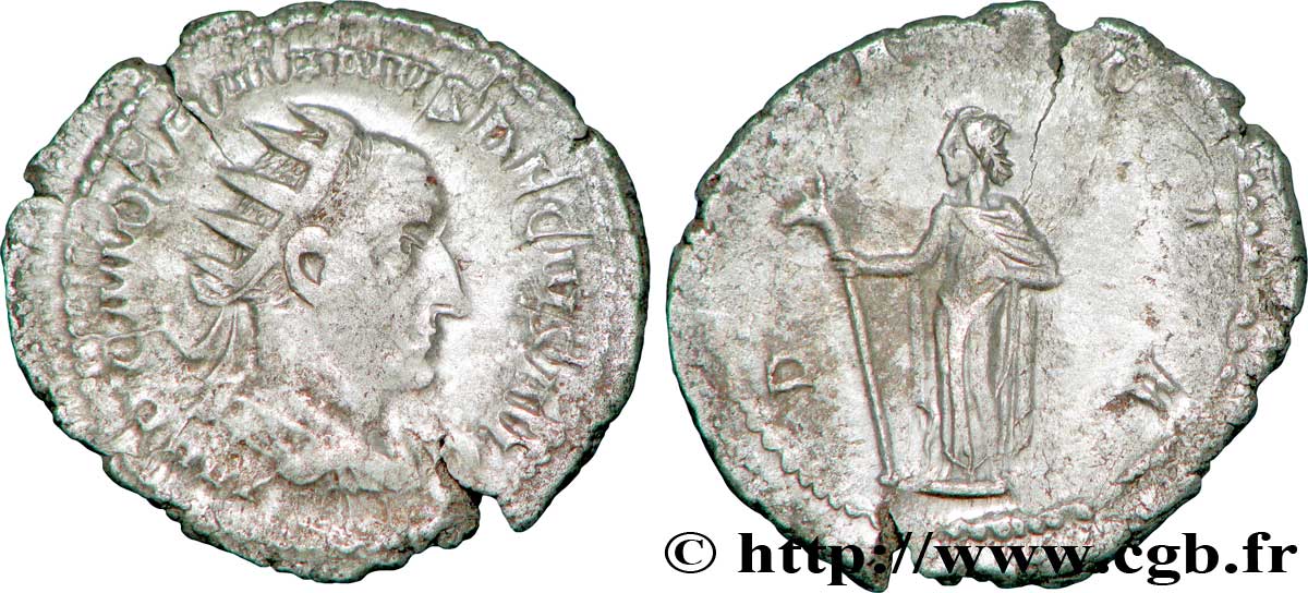 TRAJAN DÈCE Antoninien TB+