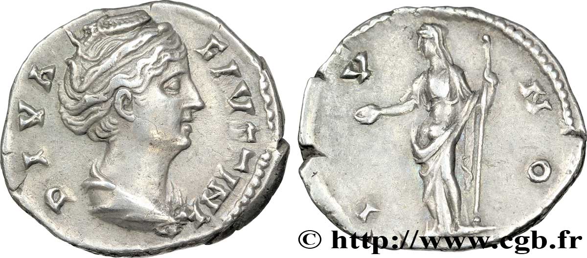 FAUSTINE MÈRE Denier TTB+/TTB