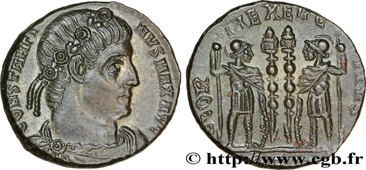 CONSTANTIN Ier LE GRAND Centenionalis ou nummus FDC