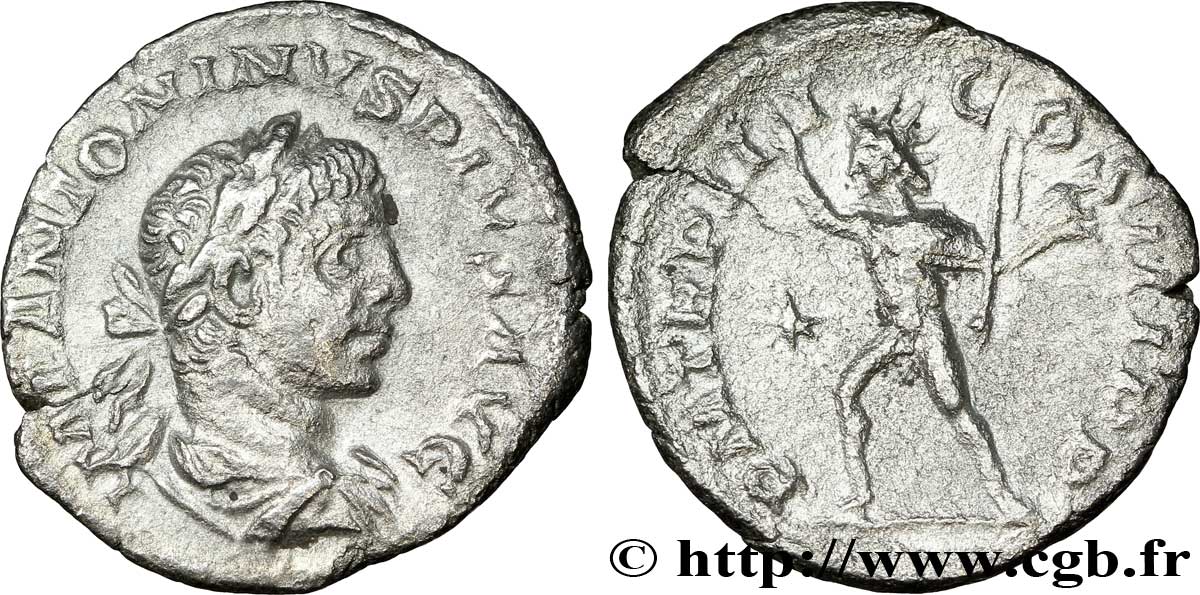 ÉLAGABAL Denier TB+