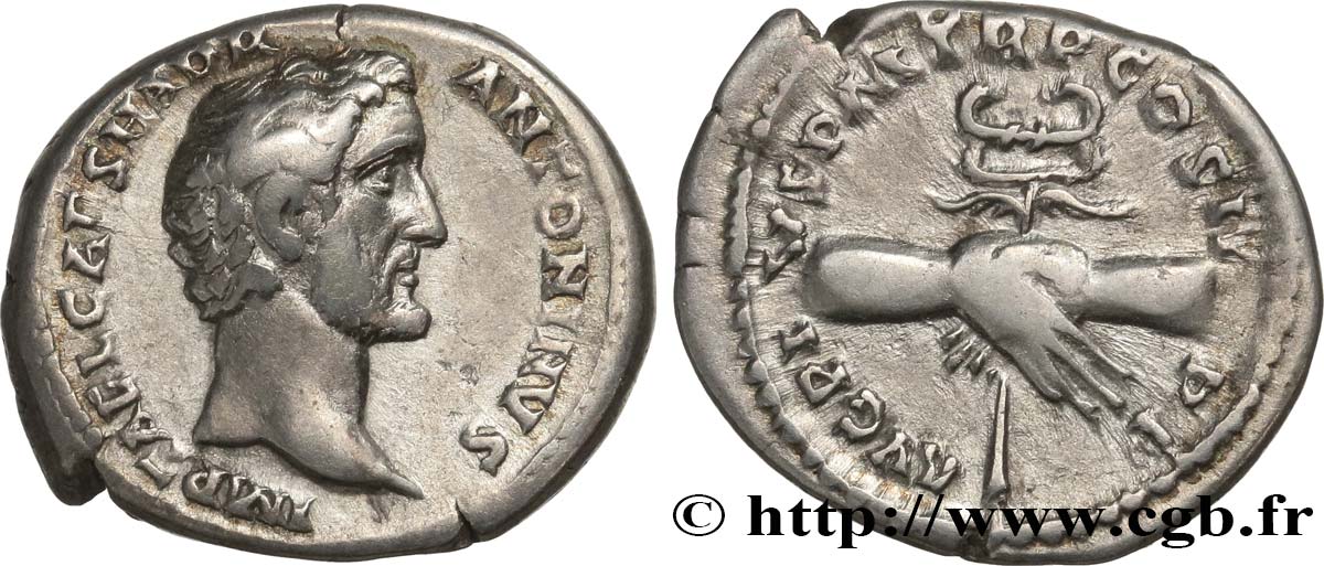 ANTONINUS PIUS Denier fVZ