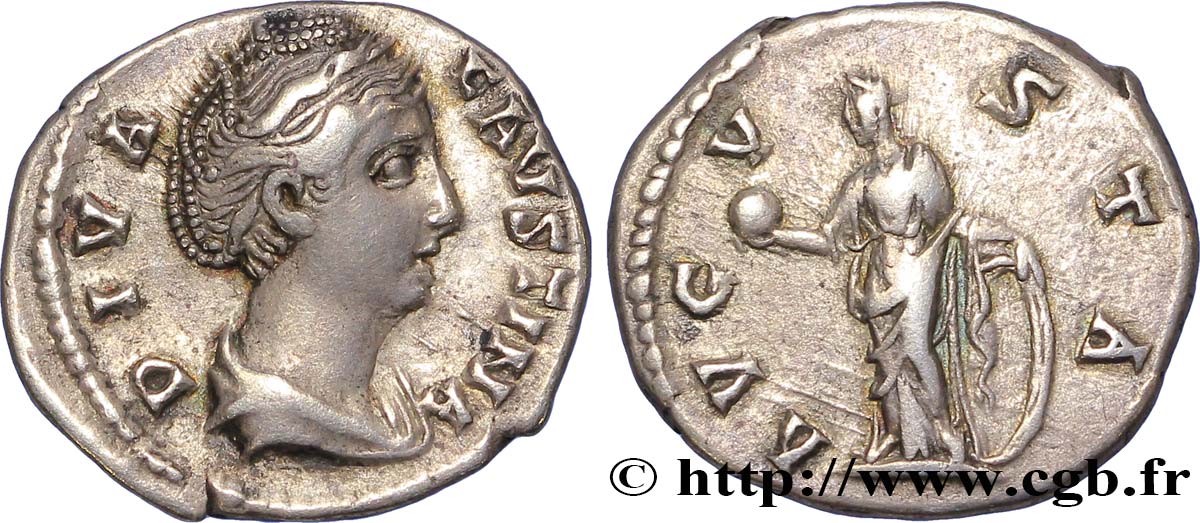 FAUSTINA MOTHER Denier XF