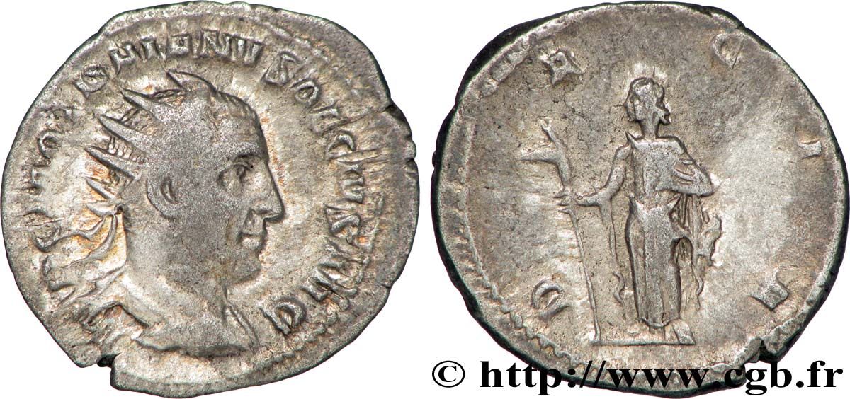 TRAJAN DÈCE Antoninien TB+