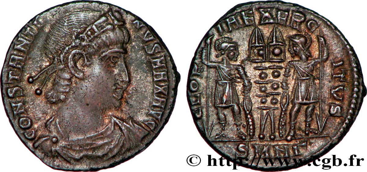 COSTANTINO I IL GRANDE Centenionalis ou nummus MS/FDC