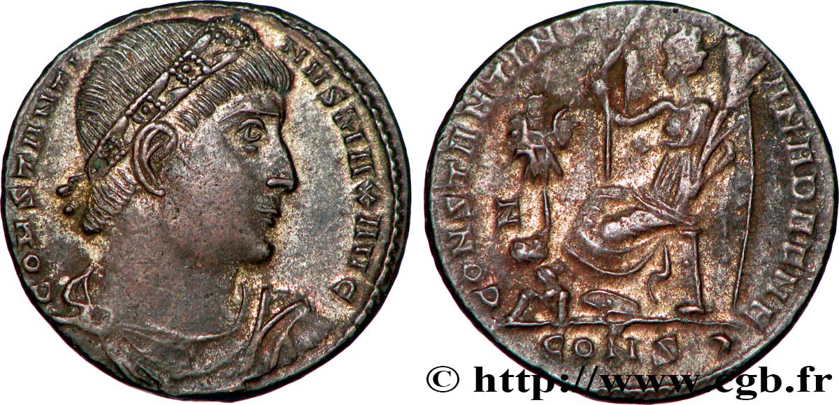 CONSTANTINE I THE GREAT Centenionalis ou nummus MS