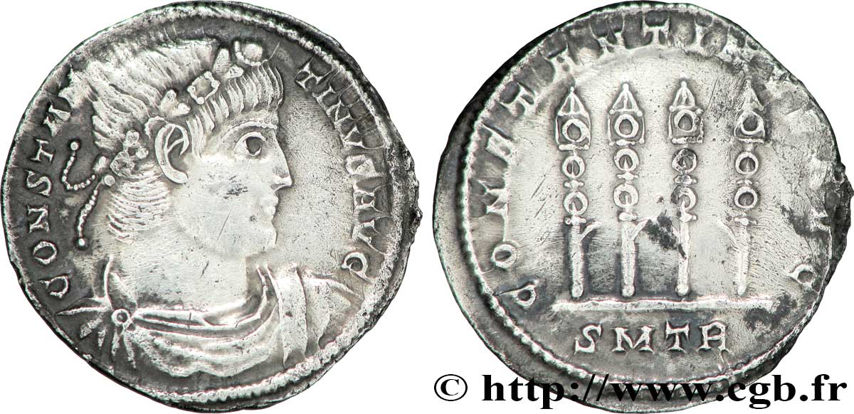 COSTANTINO II Miliarense SPL/q.SPL