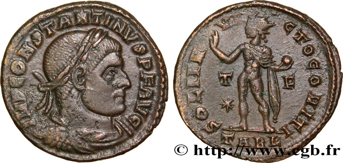 CONSTANTINO I EL MAGNO Follis ou nummus MBC