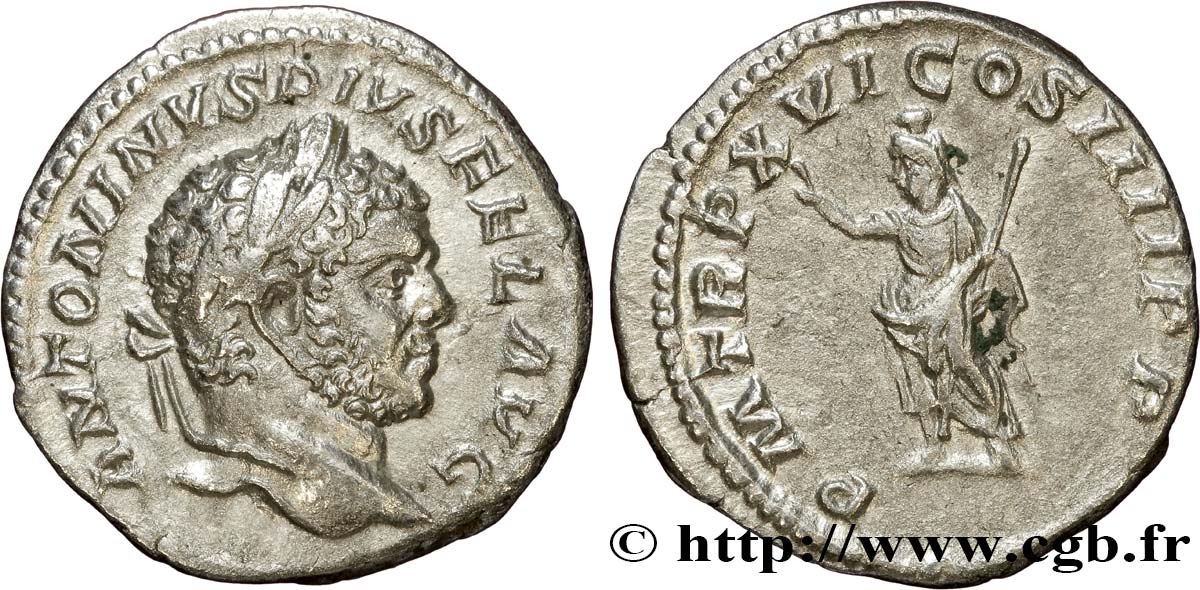 CARACALLA Denier TTB+/TTB