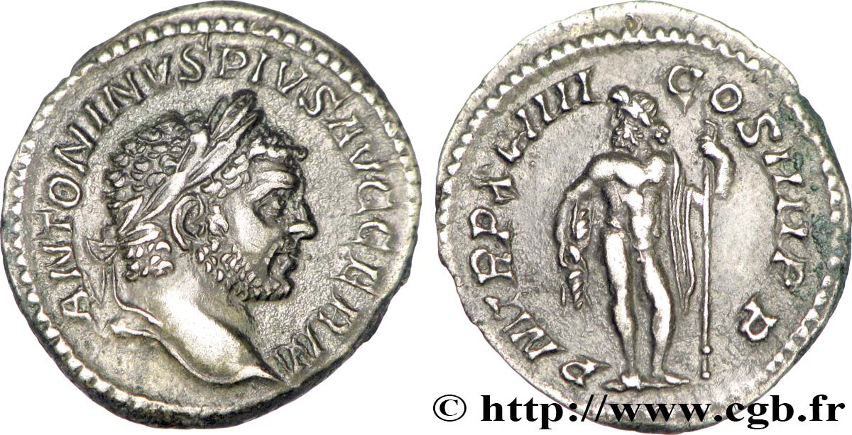 CARACALLA Denier TTB+