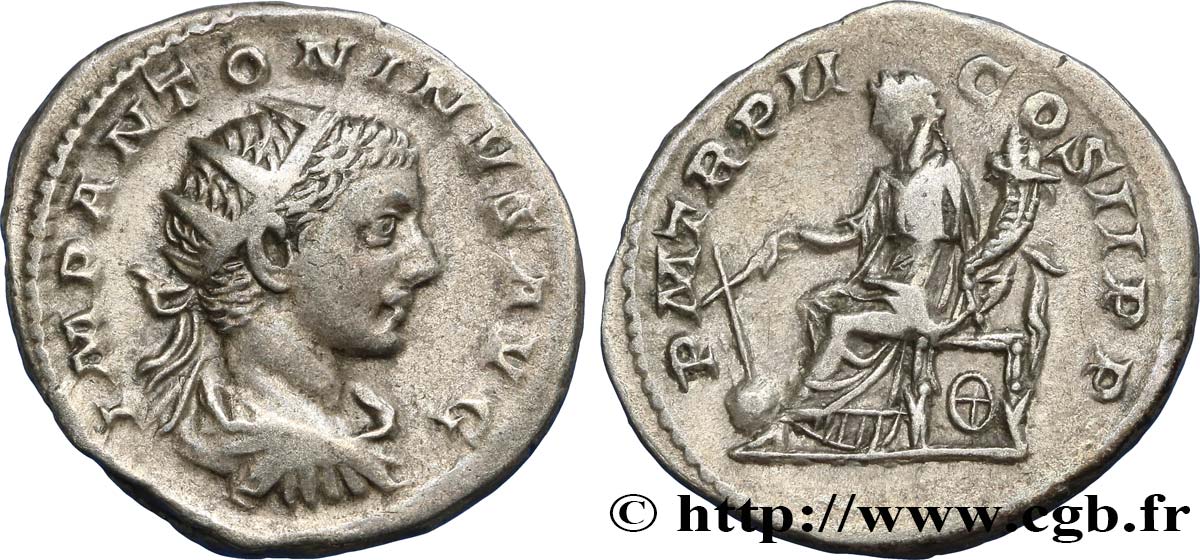 ELAGABALUS Antoninien XF