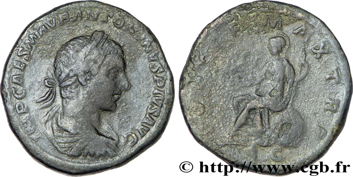 ELAGABALUS Sesterce VF/VF