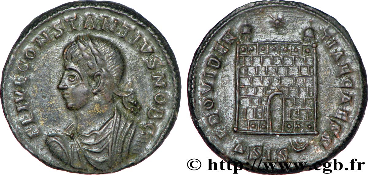 CONSTANTIUS II Centenionalis ou nummus fST