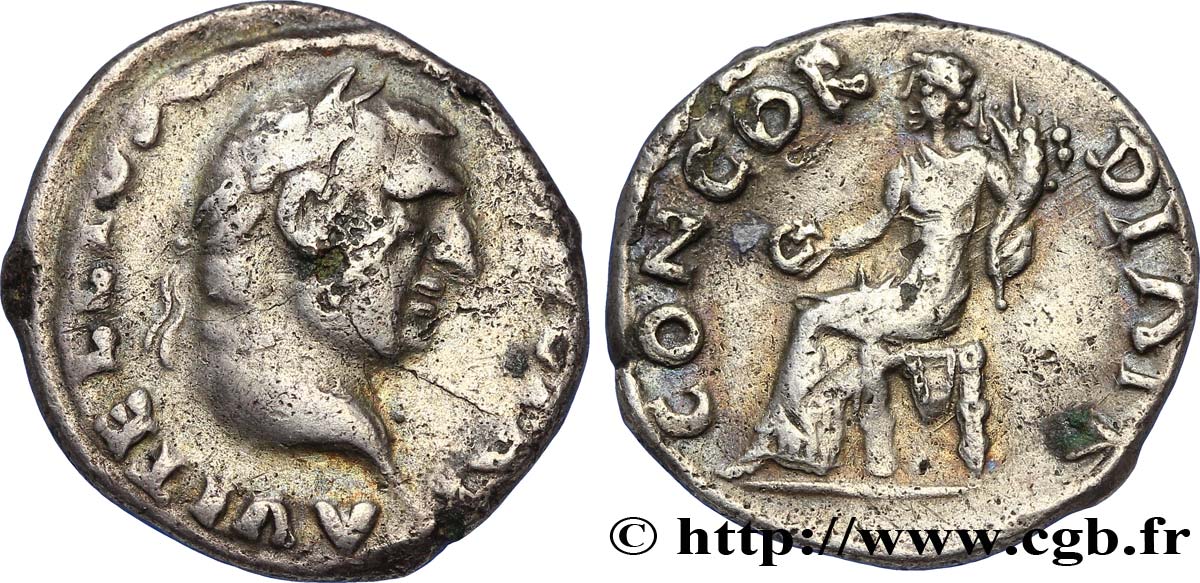 VITELLIUS Denier TB+