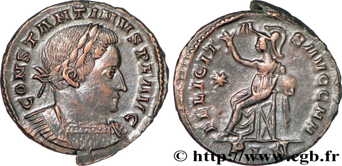 CONSTANTINO I EL MAGNO Follis ou nummus SC