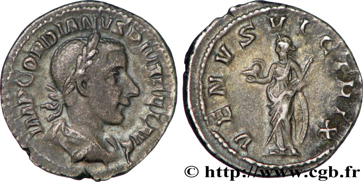 GORDIAN III Denier XF