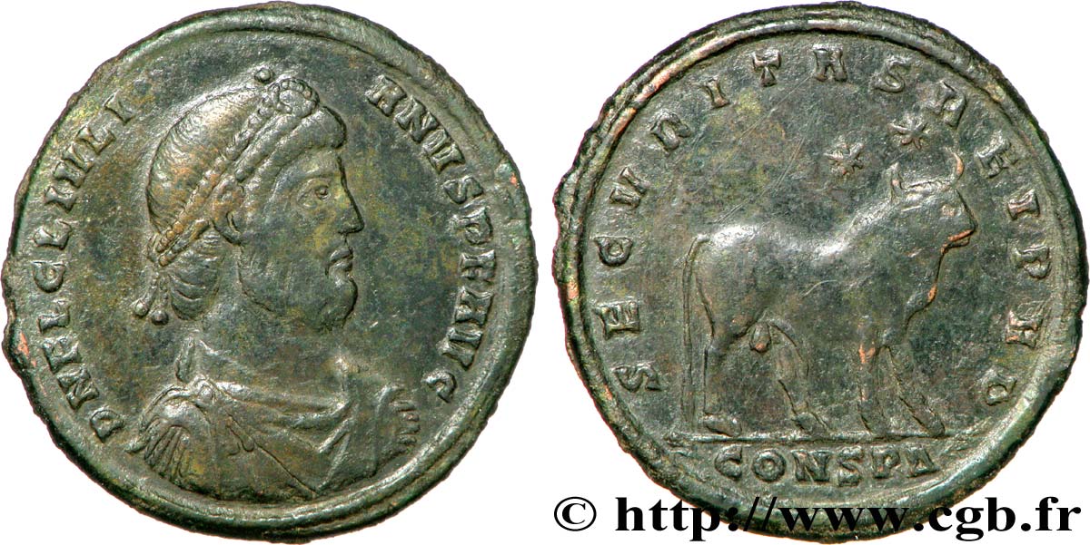 IULIANUS II DER PHILOSOPH Double maiorina, (GB, Æ 1) VZ