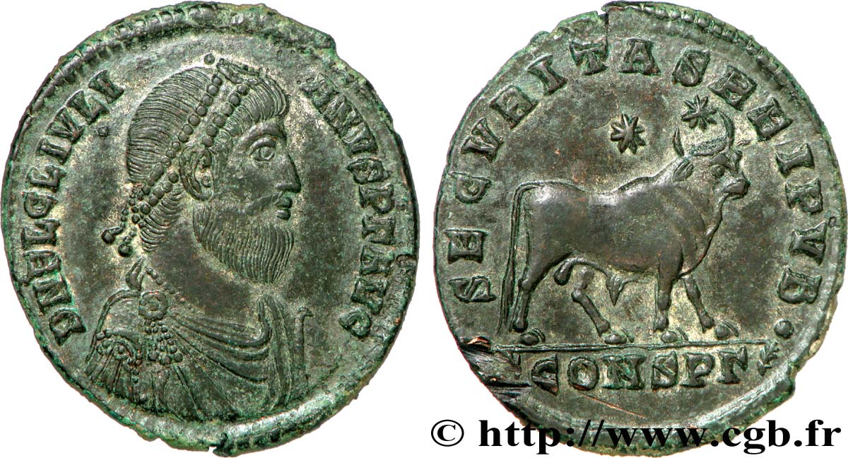 IULIANUS II DER PHILOSOPH Double maiorina, (GB, Æ 1) ST