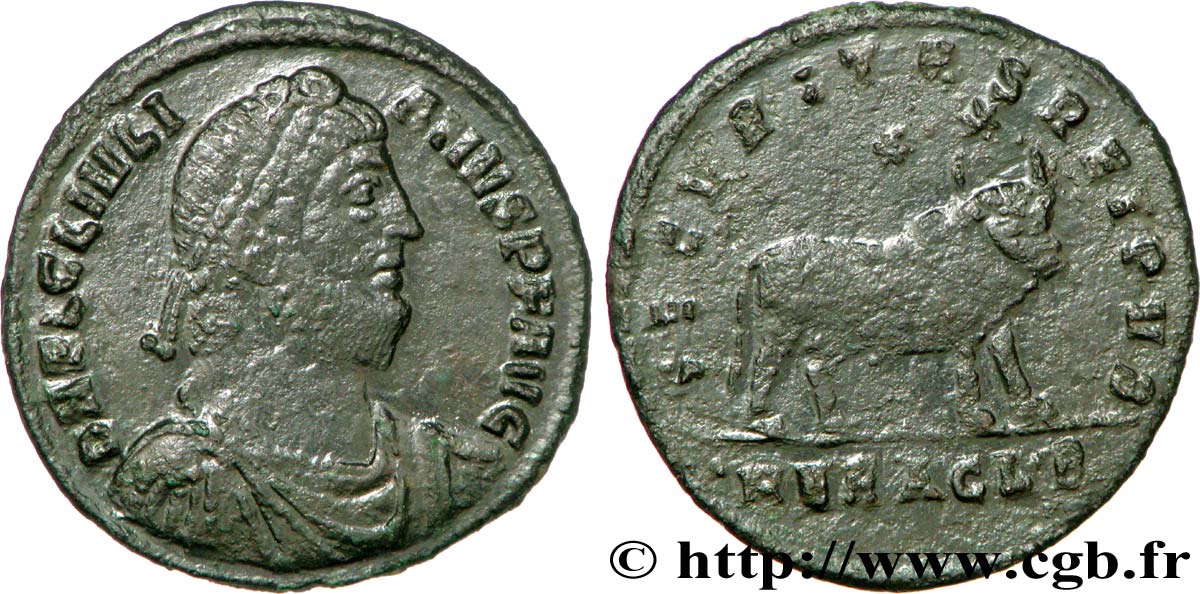 IULIANUS II DER PHILOSOPH Double maiorina, (GB, Æ 1) fVZ