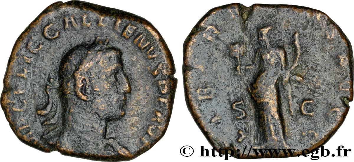 GALLIENUS Sesterce VF