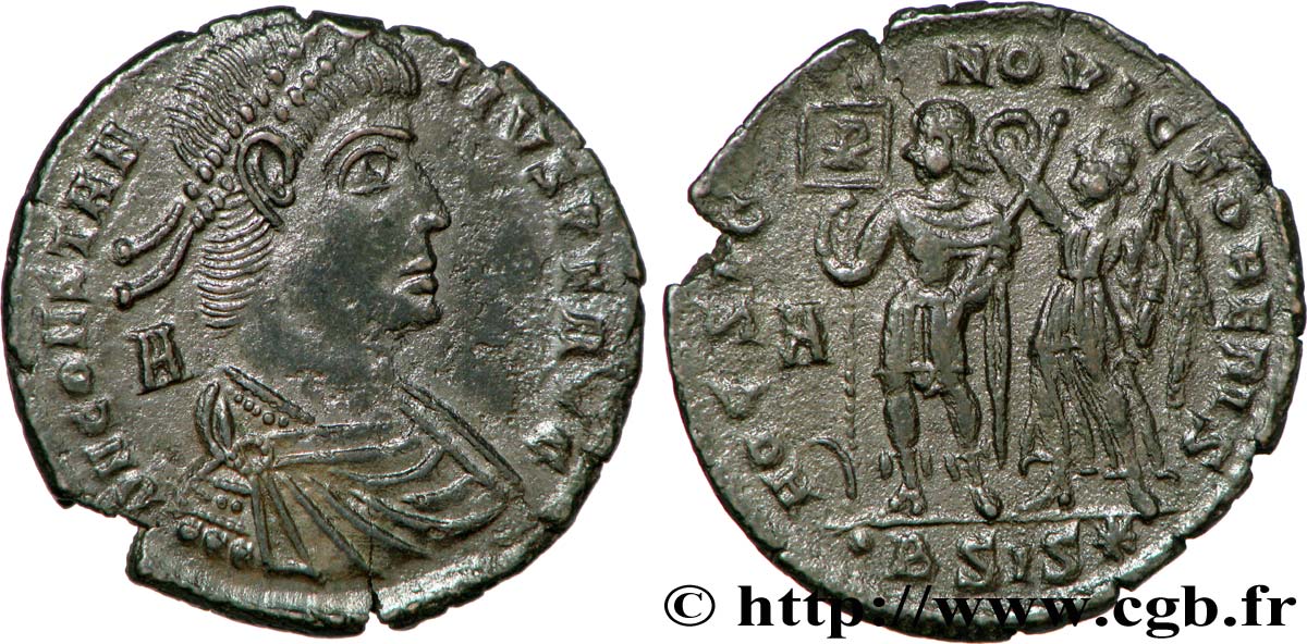 VETRANIO for CONSTANTIUS II Maiorina, (MB, Æ 2) AU