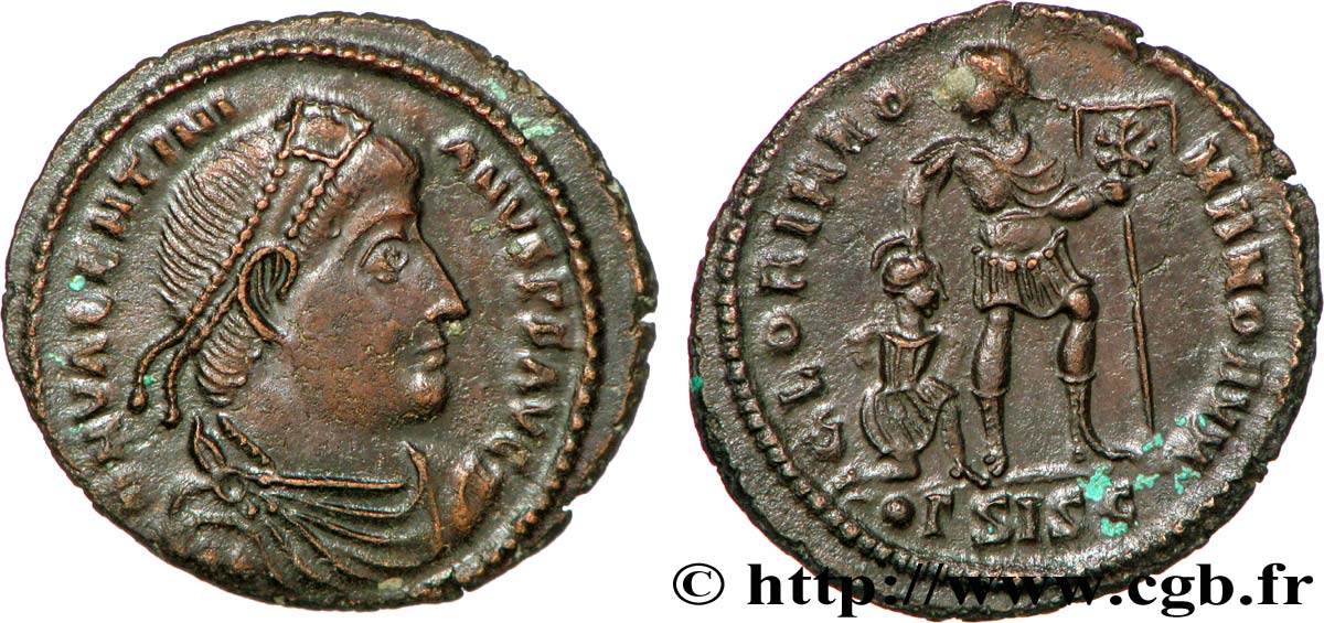 VALENTINIANUS I Nummus, (PB, Æ 3) ST