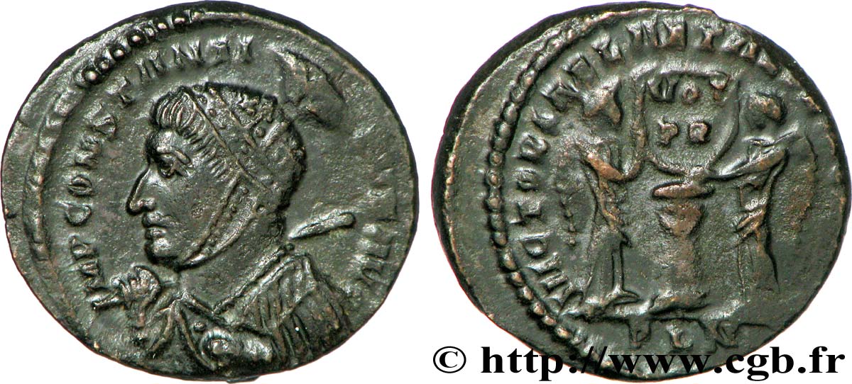 CONSTANTINE I THE GREAT Centenionalis ou nummus AU