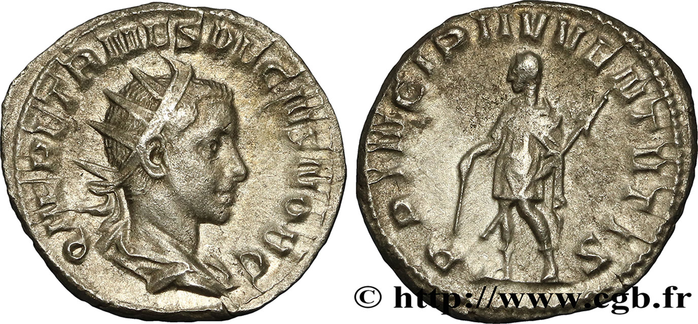 HERENNIUS ETRUSCUS Antoninien SS