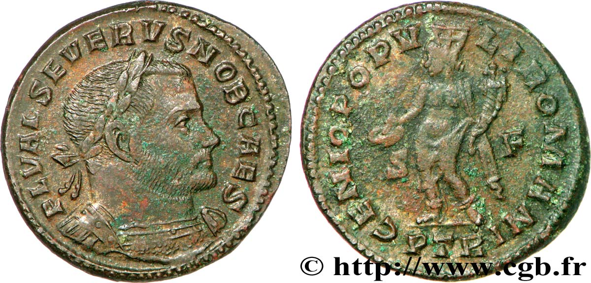 SEVERUS II Follis ou nummus AU/XF