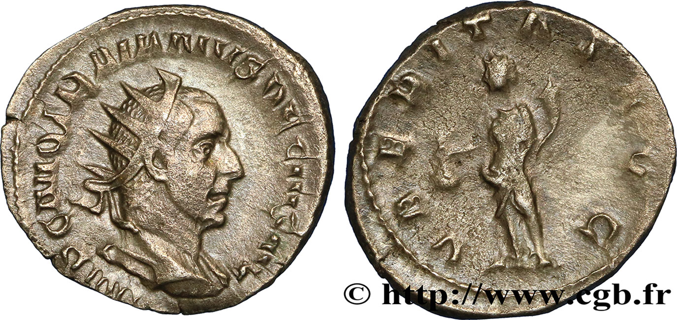 TRAJAN DÈCE Antoninien TTB/TB+