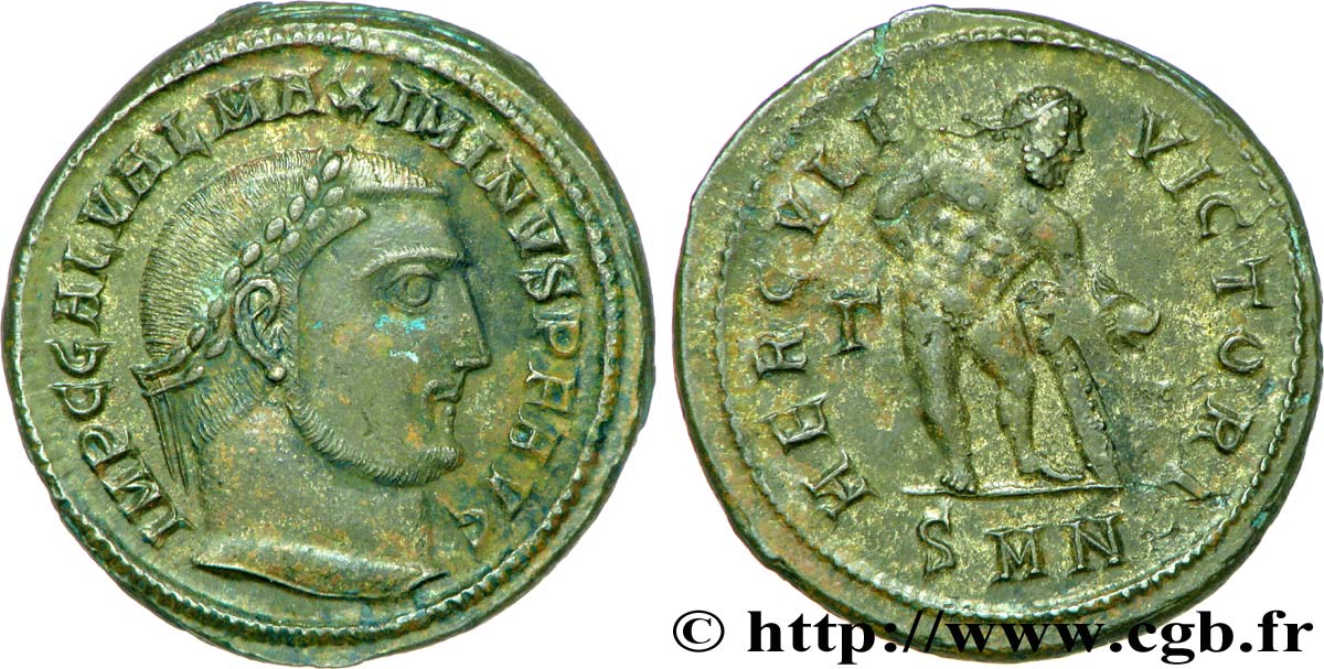 MAXIMIN II DAIA Follis ou nummus SPL