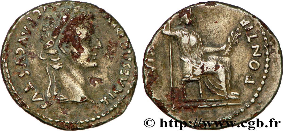 TIBÈRE Denier TB+