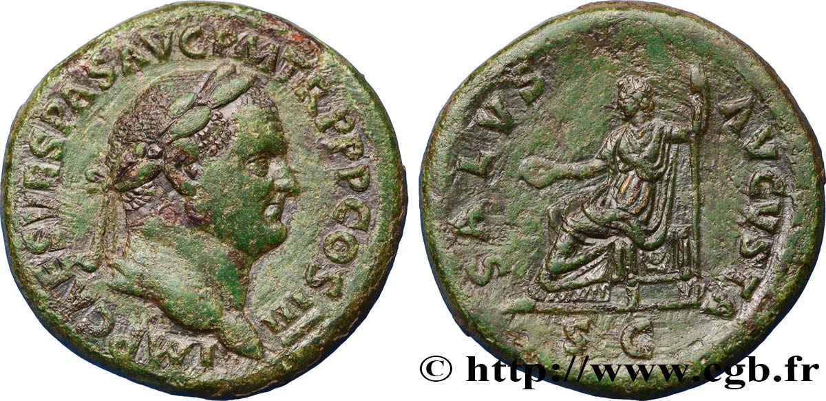 VESPASIEN Sesterce TTB+