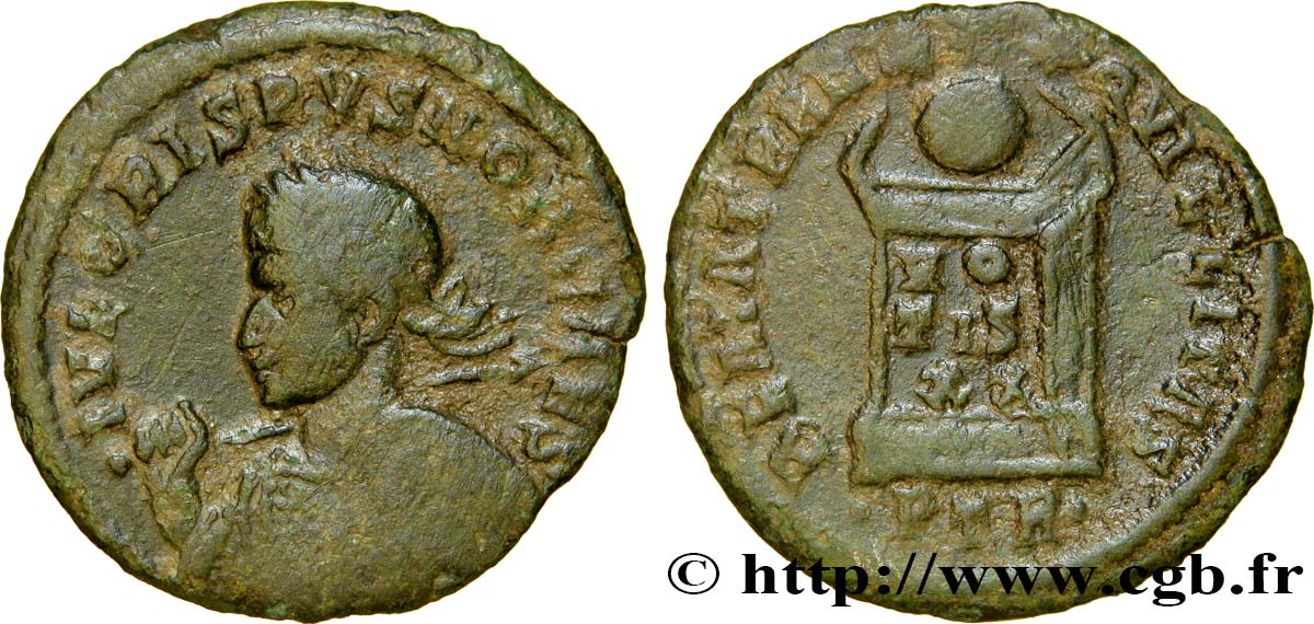 CRISPUS Centenionalis ou nummus VF