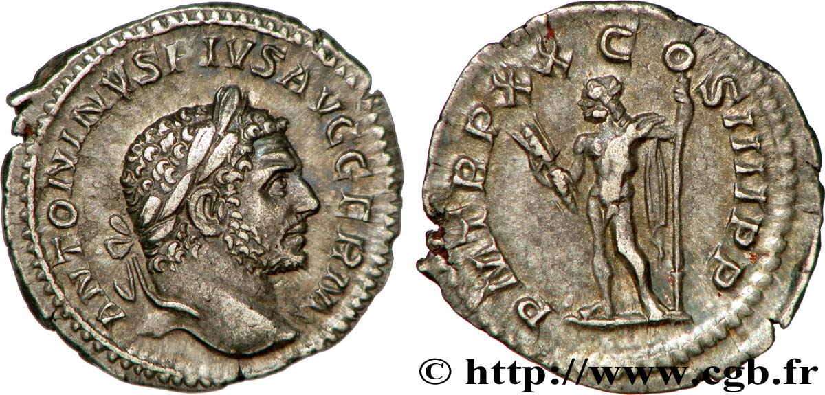 CARACALLA Denier SUP/TTB+