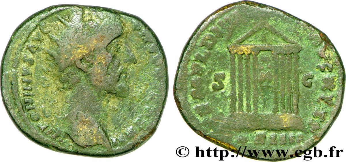 ANTONIN LE PIEUX Dupondius TB+