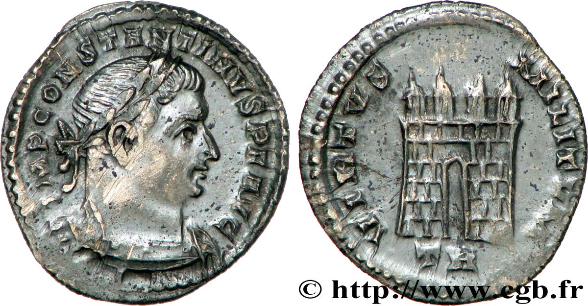 CONSTANTIN Ier LE GRAND Demi-argenteus SPL