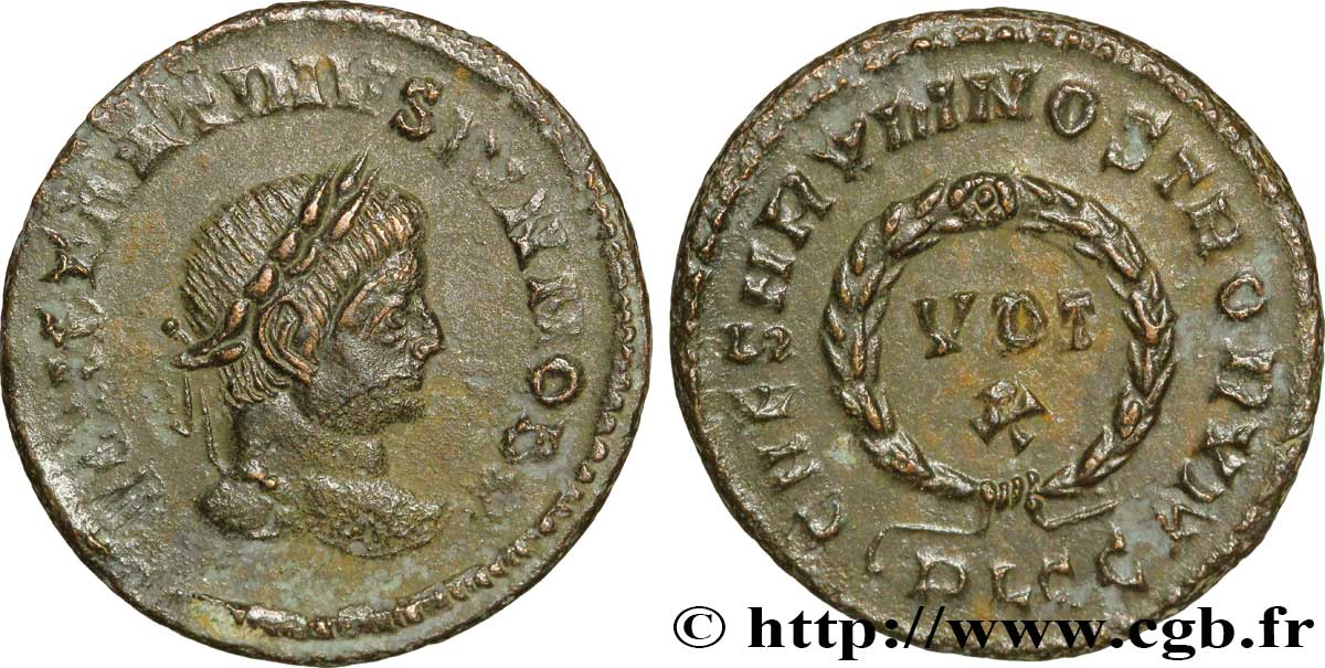 CONSTANTIN II Centenionalis ou nummus TTB+/SUP