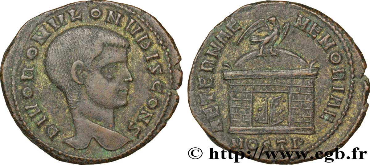 ROMULUS Follis ou nummus TTB+