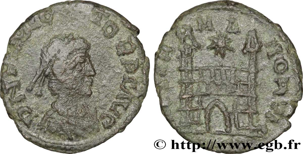 FLAVIUS VICTOR Nummus, (PB, Æ 4) TTB