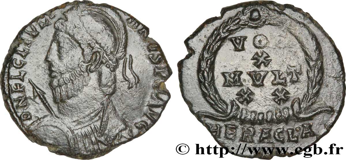 JULIAN II THE PHILOSOPHER Maiorina ou nummus, (PB, Æ 3) AU