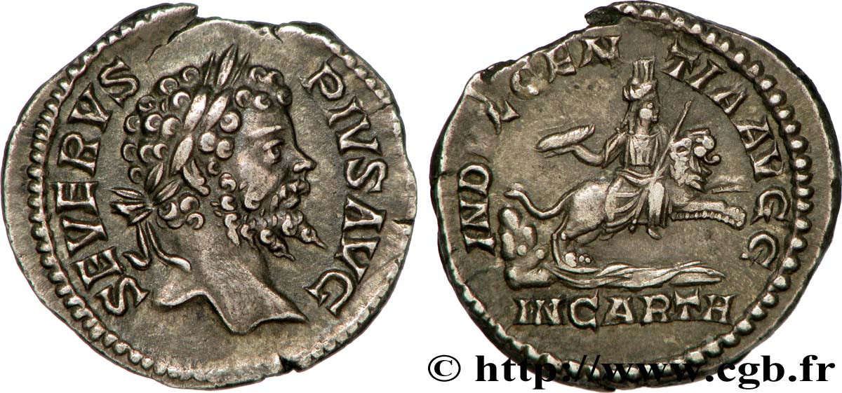 SEPTIME SÉVÈRE Denier SUP