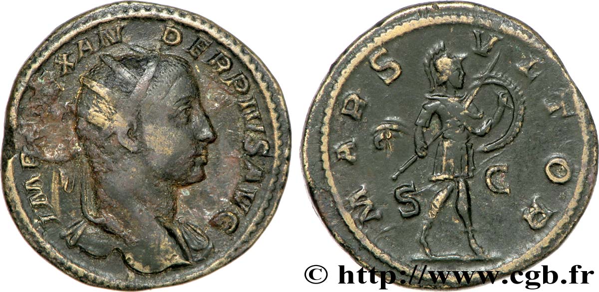 ALEXANDRE SÉVÈRE Dupondius TTB+