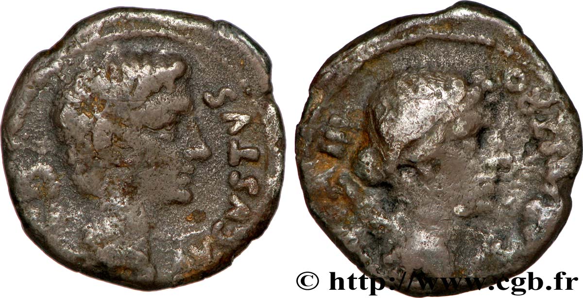 AUGUSTE et JULIE Denier TB