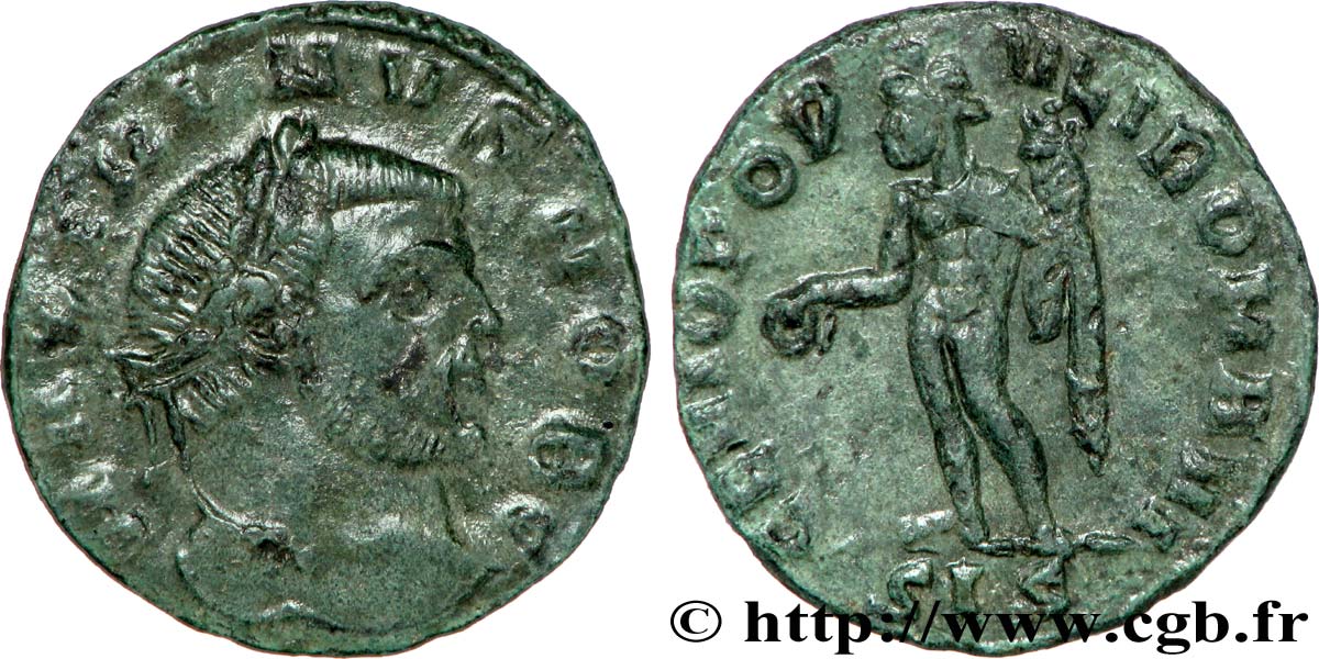 MAXIMIN II DAIA Quart de follis ou quart de nummus SUP