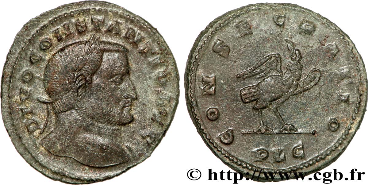 CONSTANCE Ier CHLORE  Follis ou nummus TTB+