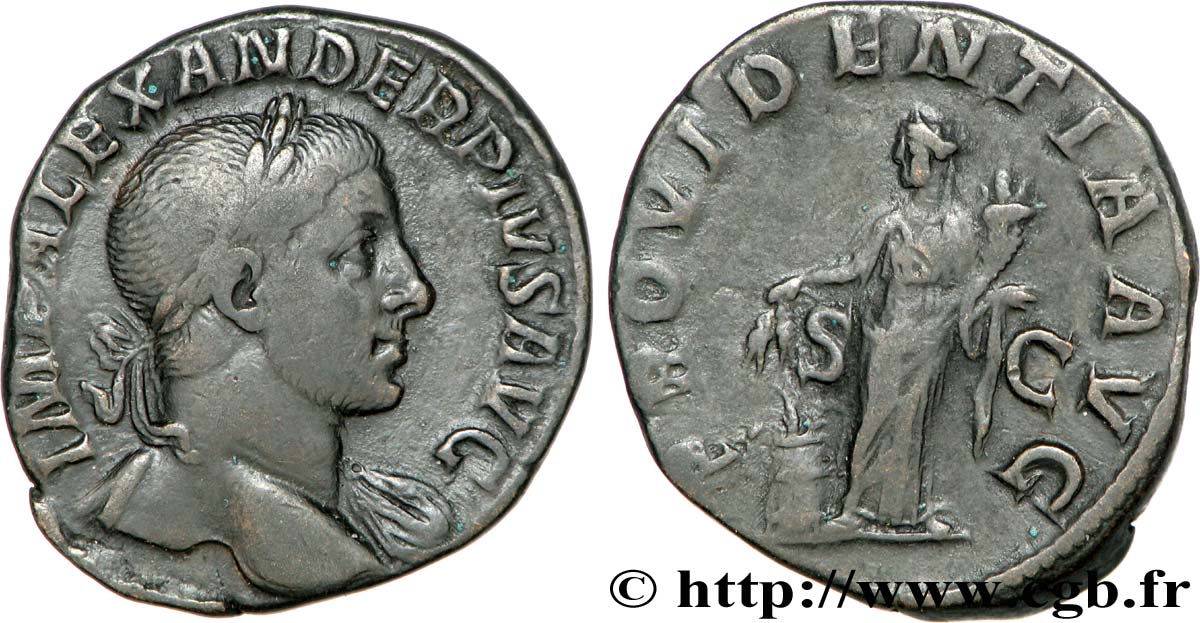 ALEXANDRE SÉVÈRE Sesterce TTB+