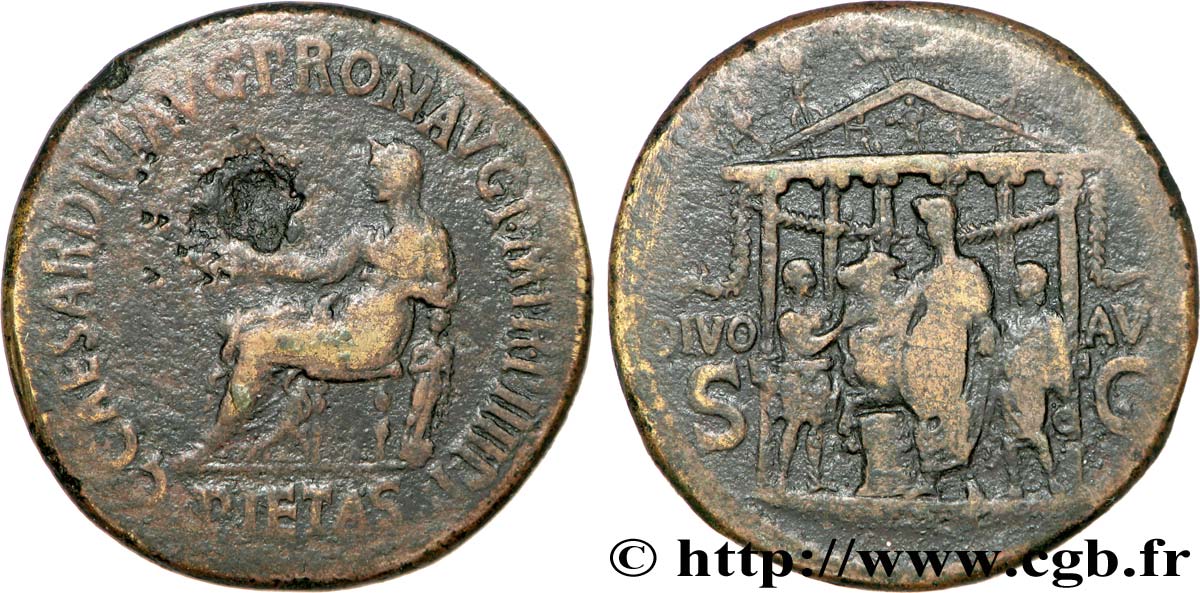 CALIGULA Sesterce TB