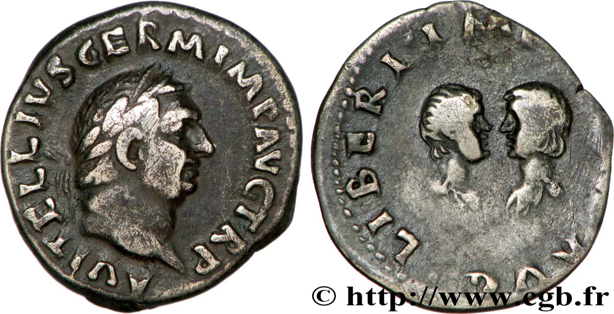 VITELLIUS Denier TTB/TB+