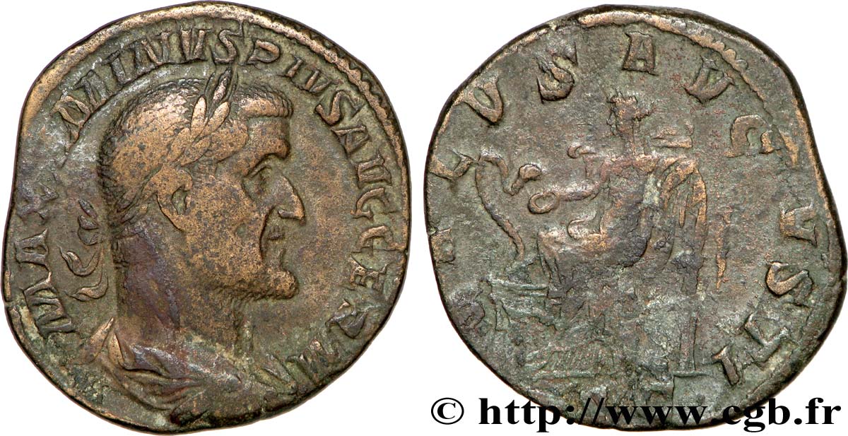 MAXIMIN Ier THRACE Sesterce TB+