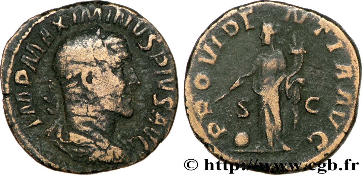 MAXIMIN Ier THRACE Sesterce TB/TB+